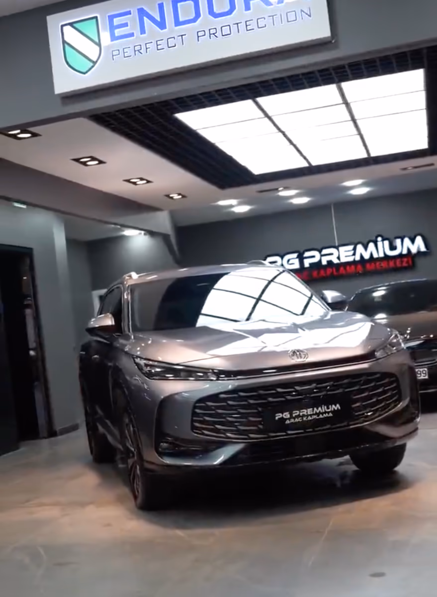 Bej MG Araç Mat Kaplama