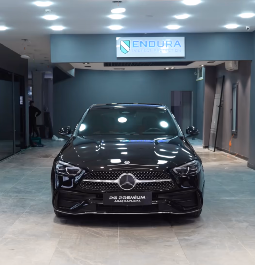Siyah Mercedes PPF Kaplama