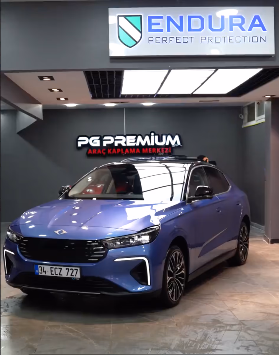 Mavi TOGG T10F PPF Uygulaması